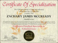 Certificate of Specialization